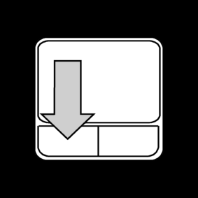 left mouse button: click / touchpad: left mouse button